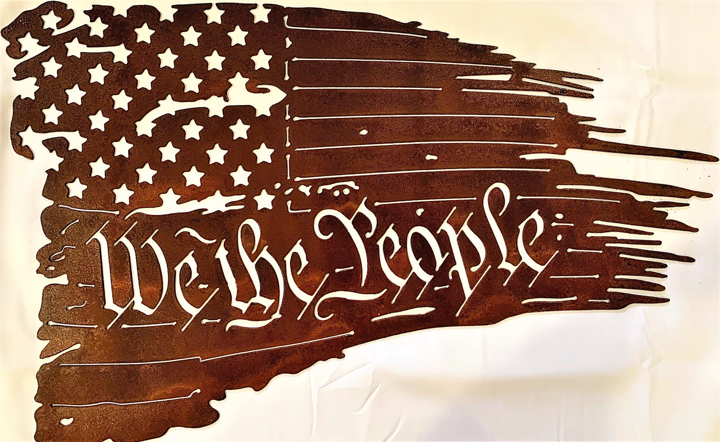 We The People Tattered flag